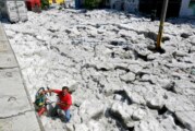 Insolite – La ville de Guadalajara sous la glace ! (Video)